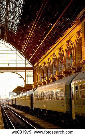 East train station. Keleti. Budapest. Hungary. View Large Photo Image Stock Photo - East train station. Keleti. Budapest. Hungary.. Fotosearch