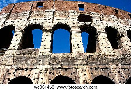 Exterior view of he Colosseum, Rome. Italy View Large Photo Image Stock Photo - Exterior view of he Colosseum, Rome. Italy. Fotosearch