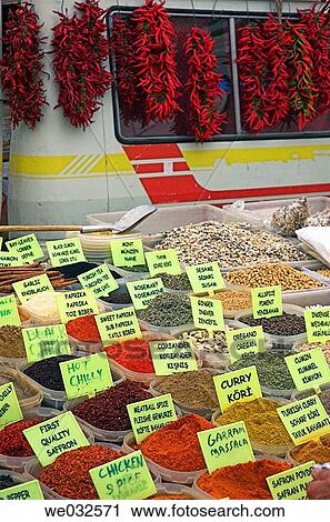 Fresh spices for sale at market. Fethiye, Turkey View Large Photo Image Stock Image - Fresh spices for sale at market. Fethiye, Turkey. Fotosearch