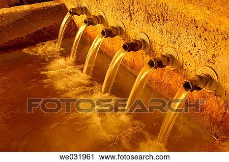 Fuente de los Doce Ca±os. Brihuega. La Alcarria. Guadalajara. Spain. View Large Photo Image Stock Image - Fuente de los Doce Ca±os. Brihuega. La Alcarria. Guadalajara. Spain.. Fotosearch