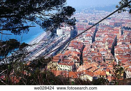 General view. Nice. France. View Large Photo Image Picture - General view. Nice. France.. Fotosearch