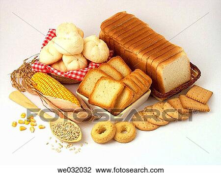 Stock Image - Gluten-free aliments due to celiac disease. Fotosearch