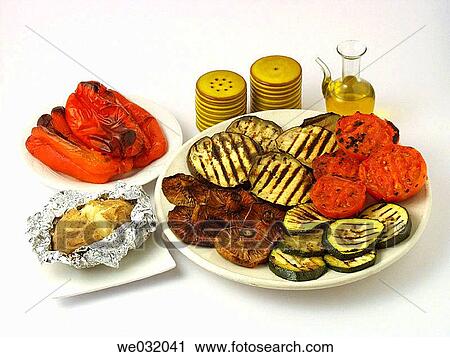Grilled vegetables View Large Photo Image Stock Image - Grilled vegetables. Fotosearch
