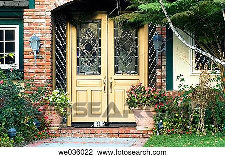 Home front door View Large Photo Image Stock Image - Home front door. Fotosearch