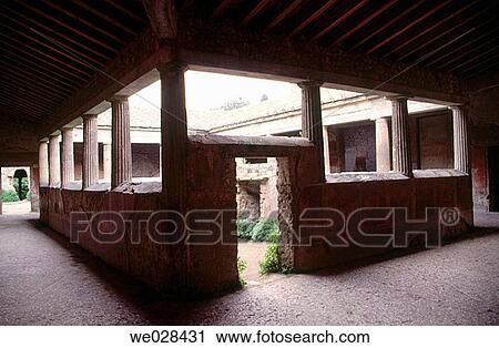 House courtyard. Pompei. Naples. Italy. View Large Photo Image Stock Image - House courtyard. Pompei. Naples. Italy.. Fotosearch