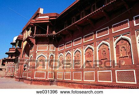 Jahangir's Mahal. Agra. India. View Large Photo Image Stock Photograph - Jahangir's Mahal. Agra. India.. Fotosearch