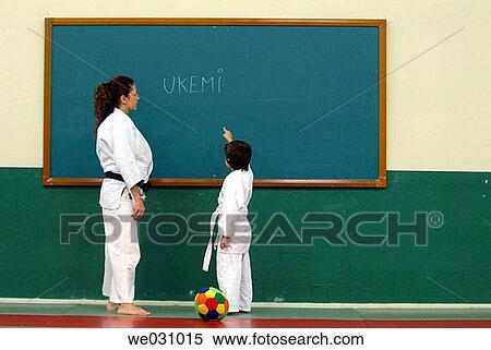 Judo lesson View Large Photo Image Stock Photography - Judo lesson. Fotosearch