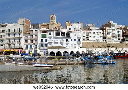 L? Ametlla de Mar, Costa Dorada. Baix Ebre, Tarragona province, Catalonia. Spain View Large Photo Image Stock Photography - L? Ametlla de Mar, Costa Dorada. Baix Ebre, Tarragona province, Catalonia. Spain. Fotosearch
