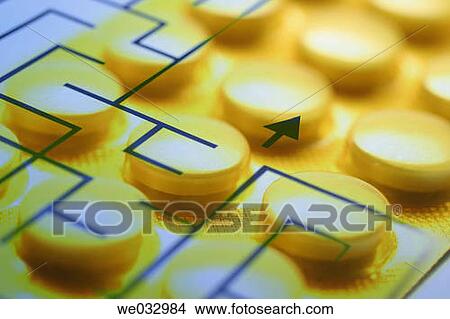 Labyrinth Game & Pills View Large Photo Image Picture - Labyrinth Game & Pills. Fotosearch