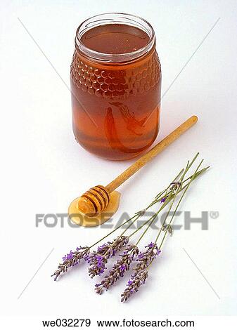 Lavender honey View Large Photo Image Stock Photo - Lavender honey. Fotosearch