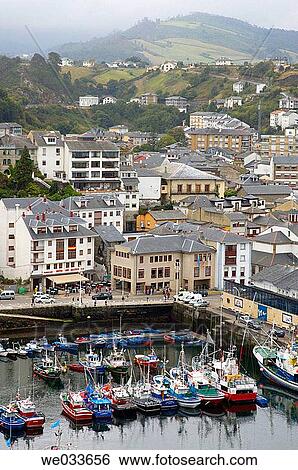 Luarca. Asturias, Spain View Large Photo Image Stock Photograph - Luarca. Asturias, Spain. Fotosearch