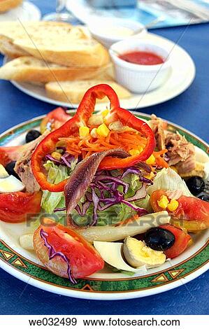 Stock Photo - Mediterranean salad. Fotosearch