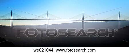 Millau Viaduct. Languedoc-Roussillon, France View Large Photo Image Picture - Millau Viaduct. Languedoc-Roussillon, France. Fotosearch