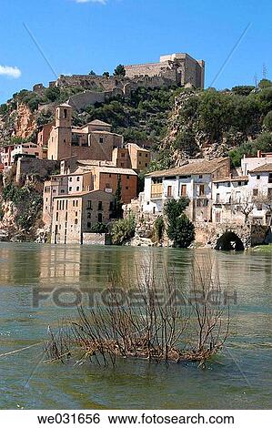 Miravet. Tarragona province. Catalonia. Spain View Large Photo Image Stock Photograph - Miravet. Tarragona province. Catalonia. Spain. Fotosearch