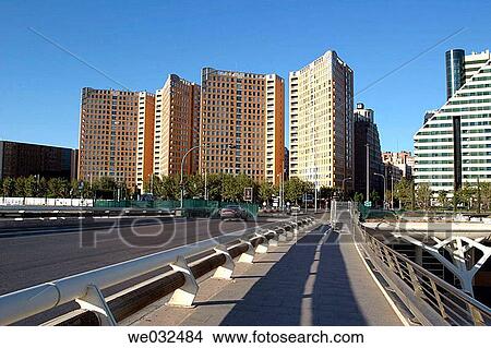 Modern buildings by the City of Arts and Sciences, Valencia. Comunidad Valenciana, Spain View Large Photo Image Picture - Modern buildings by the City of Arts and Sciences, Valencia. Comunidad Valenciana, Spain. Fotosearch