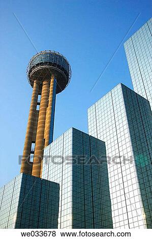 Stock Photo - Modern buildings, Dallas. Texas, USA. Fotosearch