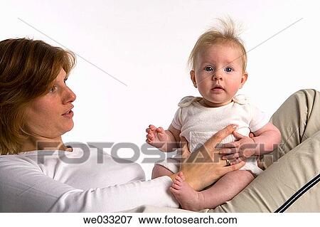 Stock Photo - Mother and baby.. Fotosearch