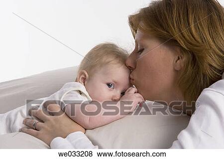 Stock Photo - Mother and baby.. Fotosearch