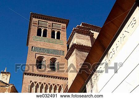 Mudejar tower of San Pedro and fa? ade of Mausoleo de los Amantes, Teruel. Arag? n, Spain View Large Photo Image Stock Image - Mudejar tower of San Pedro and fa? ade of Mausoleo de los Amantes, Teruel. Arag? n, Spain. Fotosearch