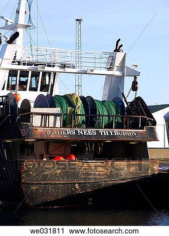 North sea trawler in port in western Jutland, Denmark View Large Photo Image Stock Image - North sea trawler in port in western Jutland, Denmark. Fotosearch