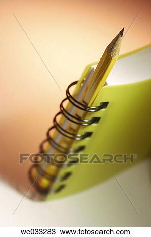 Notebook and pencil View Large Photo Image Stock Image - Notebook and pencil. Fotosearch