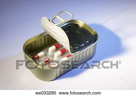 Pills in tin can View Large Photo Image Stock Photography - Pills in tin can. Fotosearch