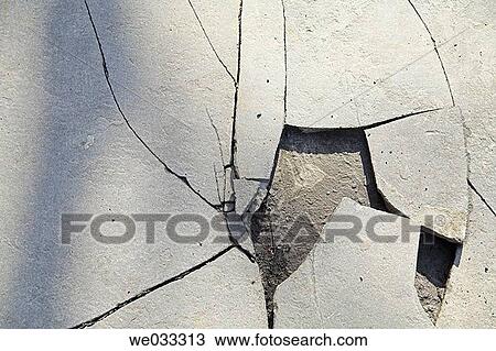 Stock Image - Portion of city sidewalk from above. Fotosearch