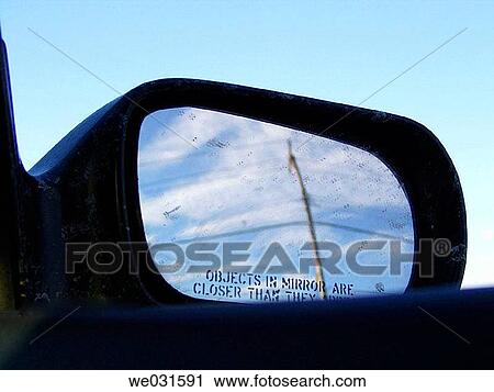 Rear view mirror of a car View Large Photo Image Stock Image - Rear view mirror of a car. Fotosearch