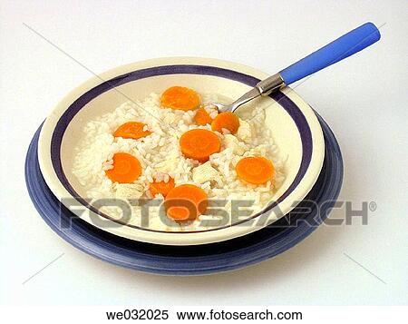 Rice with carrots (good for) View Large Photo Image Stock Photography - Rice with carrots (good for). Fotosearch