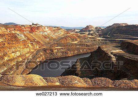 Stock Image - Riotinto mines. Huelva province, Andalusia. Spain. Fotosearch