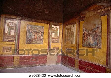 Roman house. Pompei. Naples. Italy. View Large Photo Image Stock Image - Roman house. Pompei. Naples. Italy.. Fotosearch