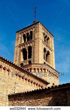 Romanesque parish church of Santa Eug? nia (11th-12th century), Berga. Osona, Barcelona province, Catalonia. Spain View Large Photo Image Picture - Romanesque parish church of Santa Eug? nia (11th-12th century), Berga. Osona, Barcelona province, Catalonia. Spain. Fotosearch