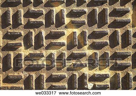 Rough metal plate with alternating patterns View Large Photo Image Stock Photo - Rough metal plate with alternating patterns. Fotosearch
