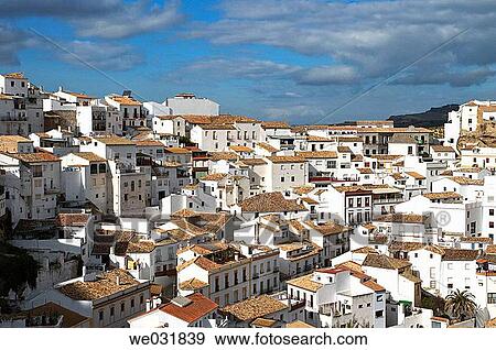 Stock Photo - Setenil. Cßdiz province, Andalusia, Spain. Fotosearch