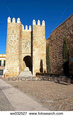 Sevilla town gate (aka Arco de la Rosa), Marchena. Sevilla province, Andalusia, Spain View Large Photo Image Stock Photo - Sevilla town gate (aka Arco de la Rosa), Marchena. Sevilla province, Andalusia, Spain. Fotosearch