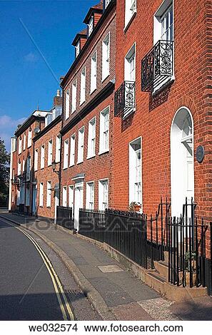 Smart street of city flats View Large Photo Image Picture - Smart street of city flats. Fotosearch