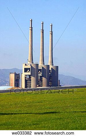 Smokestacks. Barcelona. Catalonia, Spain View Large Photo Image Stock Image - Smokestacks. Barcelona. Catalonia, Spain. Fotosearch