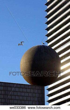 Sphere at Port Ol? mpic, Barcelona. Catalonia, Spain View Large Photo Image Stock Photograph - Sphere at Port Ol? mpic, Barcelona. Catalonia, Spain. Fotosearch