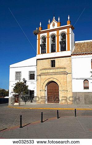 Stock Image - St. Andrew's convent, Marchena. Sevilla province, Andalusia, Spain. Fotosearch
