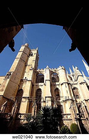 St. Just and St. Pasteur cathedral, Narbonne. Aude, Languedoc-Roussillon. France View Large Photo Image Stock Image - St. Just and St. Pasteur cathedral, Narbonne. Aude, Languedoc-Roussillon. France. Fotosearch