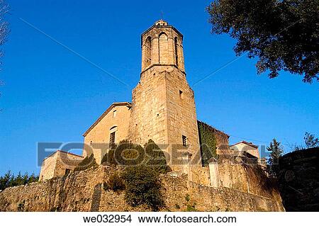 St. Mary's church, Ga? ses. Baix Empord?, Girona province, Catalonia, Spain View Large Photo Image Picture - St. Mary's church, Ga? ses. Baix Empord?, Girona province, Catalonia, Spain. Fotosearch