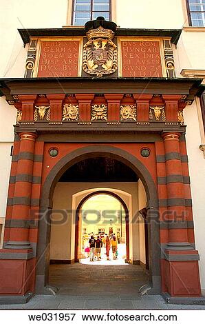 Stock Photo - Swiss portal. Vienna. Austria.. Fotosearch