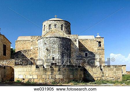 Stock Photography - The St. Barnabas Church, Cyprus. Fotosearch