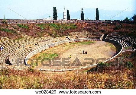 Stock Photo - Theatre. Pompei. Naples. Italy.. Fotosearch