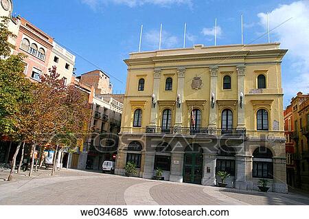 Town Hall, Igualada. Barcelona province, Catalonia, Spain View Large Photo Image Stock Photography - Town Hall, Igualada. Barcelona province, Catalonia, Spain. Fotosearch