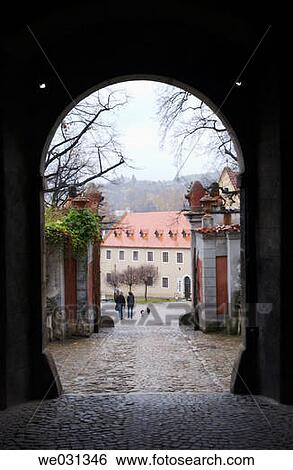 Stock Photograph - Town of Cesky Krumlov, Czech Republic, Eastern Europe. Fotosearch