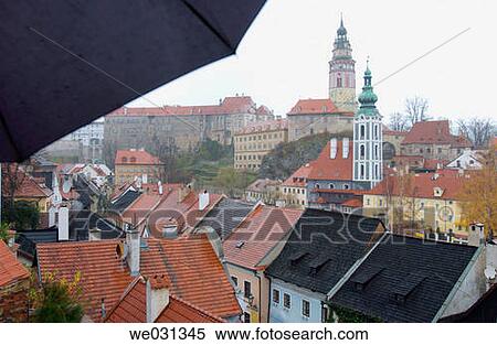 Stock Photography - Town of Cesky Krumlov, Czech Republic, Eastern Europe. Fotosearch