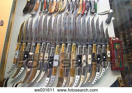 Typical knives shop, Granada. Andalusia, Spain View Large Photo Image Stock Image - Typical knives shop, Granada. Andalusia, Spain. Fotosearch
