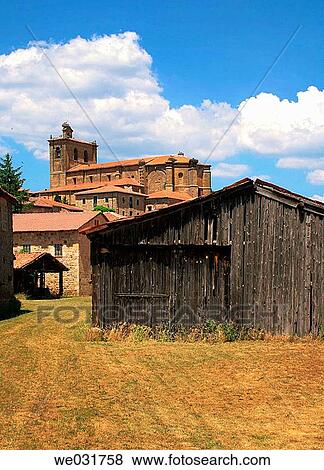 Vinuesa. Castilla-Le? n. Spain. View Large Photo Image Stock Photo - Vinuesa. Castilla-Le? n. Spain.. Fotosearch