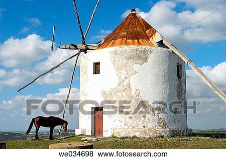 Windmill, Vejer de la Frontera. Cßdiz province, Andalusia, Spain View Large Photo Image Stock Photo - Windmill, Vejer de la Frontera. Cßdiz province, Andalusia, Spain. Fotosearch